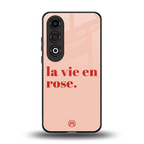 la vie en rose quote back phone cover | glass case for oneplus nord ce 4
