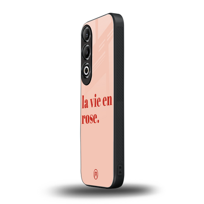 la vie en rose quote back phone cover | glass case for oneplus nord ce 4