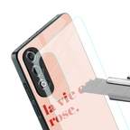 la vie en rose quote back phone cover | glass case for oneplus nord ce 4