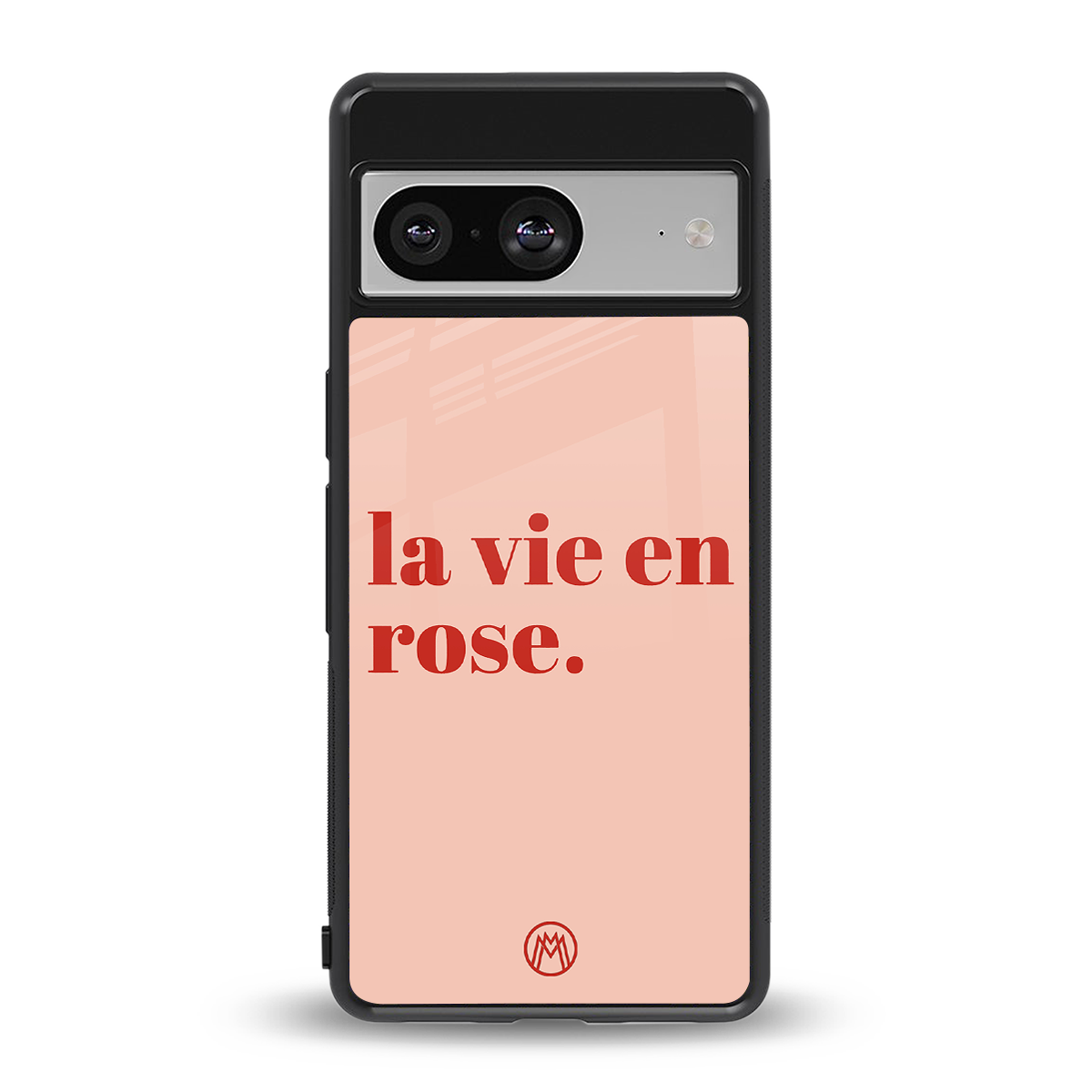 la vie en rose quote back phone cover | glass case for Google Pixel 8