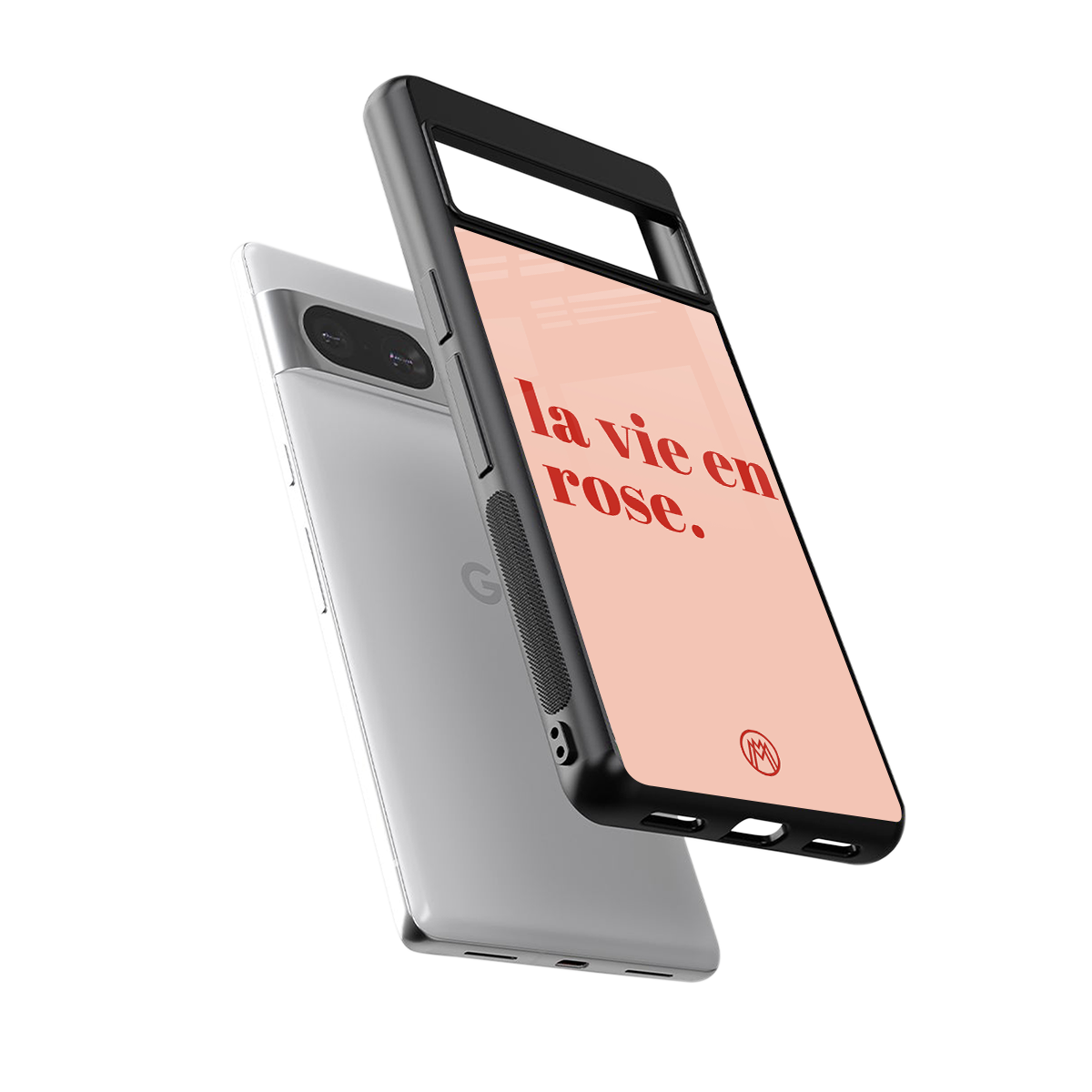 la vie en rose quote back phone cover | glass case for Google Pixel 8