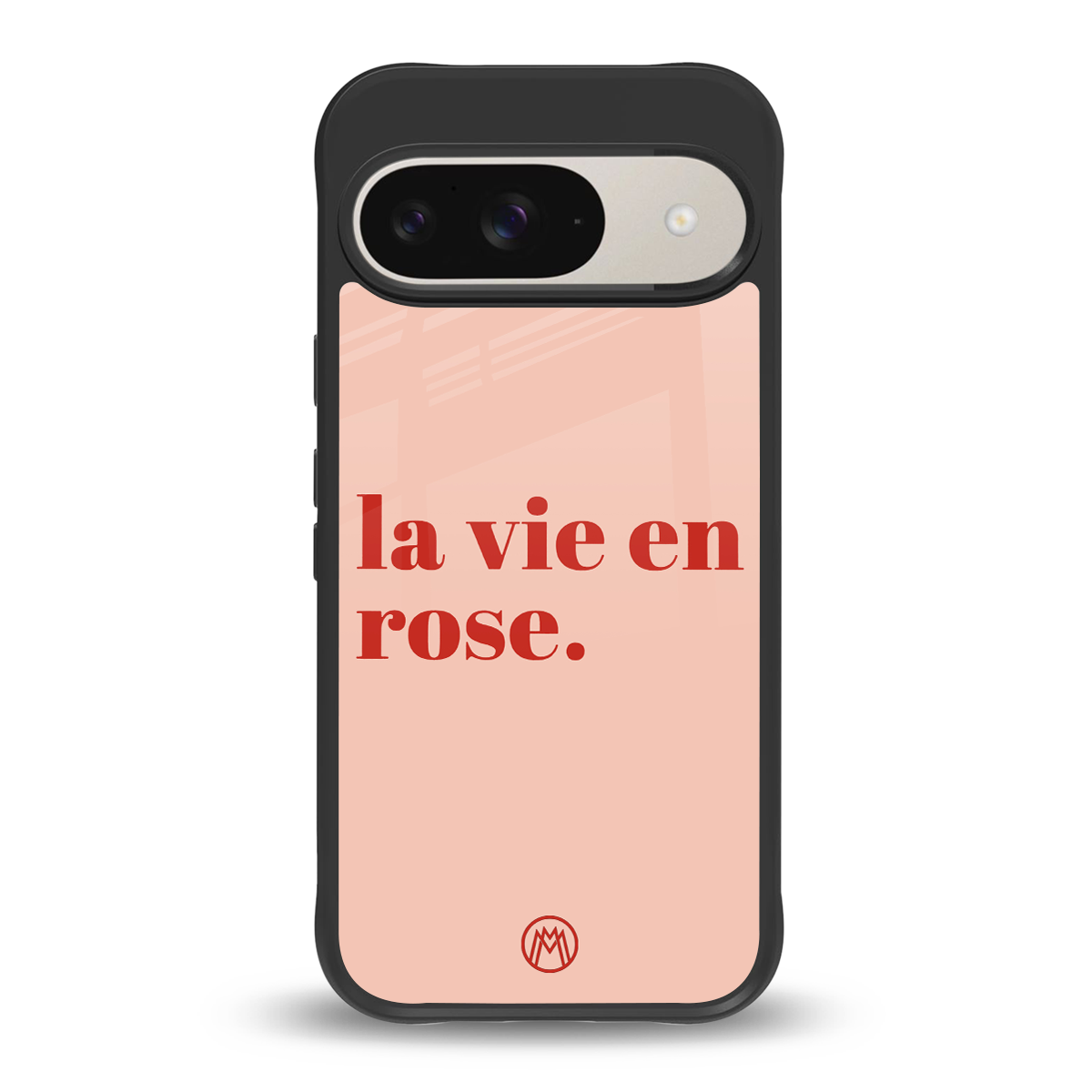 la vie en rose quote back phone cover | glass case for google pixel 9