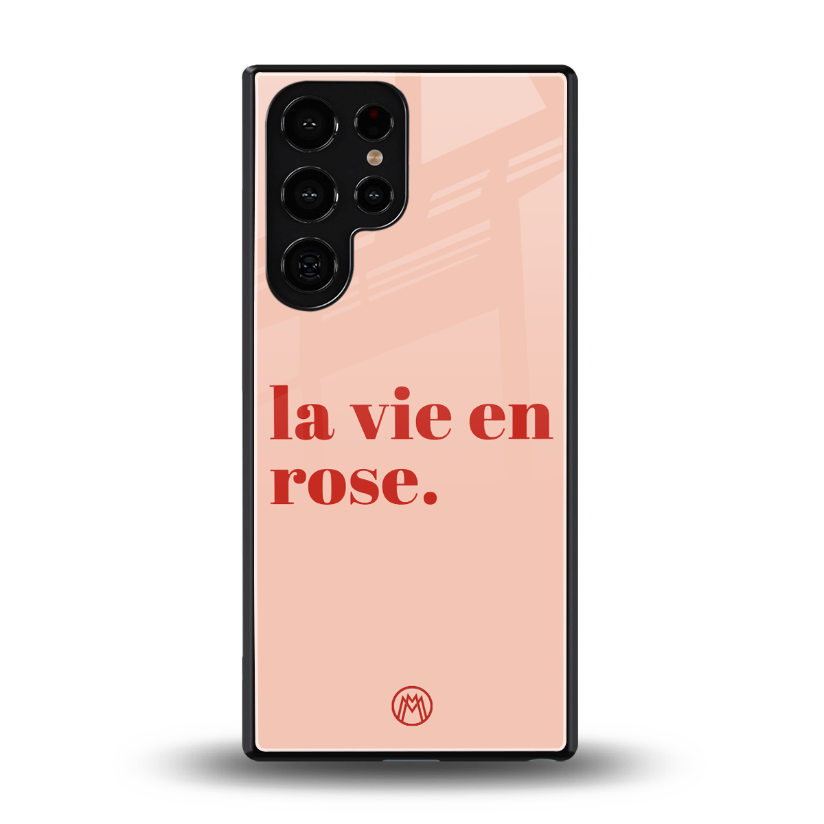 la vie en rose quote back phone cover | glass case for samsung galaxy s25 ultra