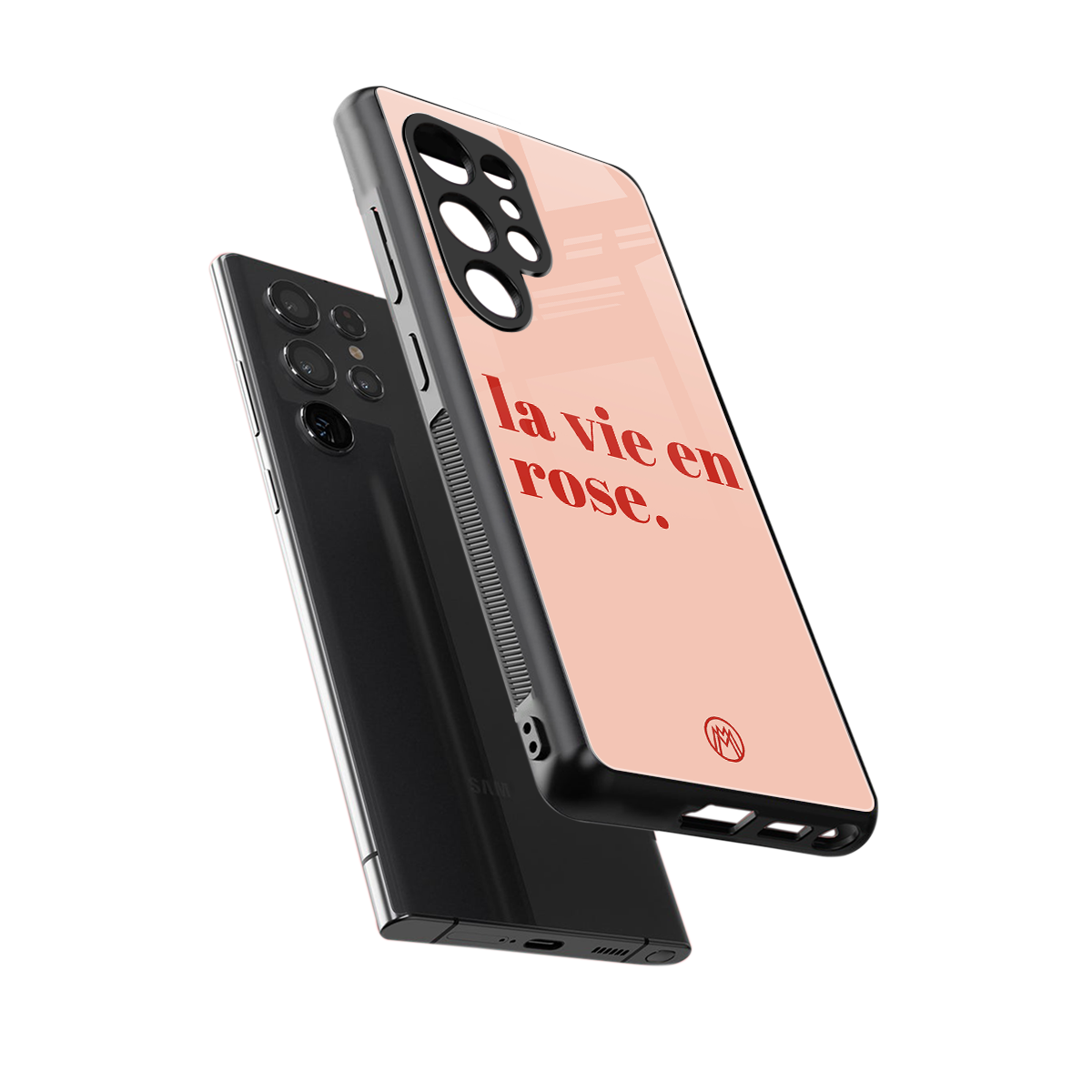la vie en rose quote back phone cover | glass case for samsung galaxy s25 ultra