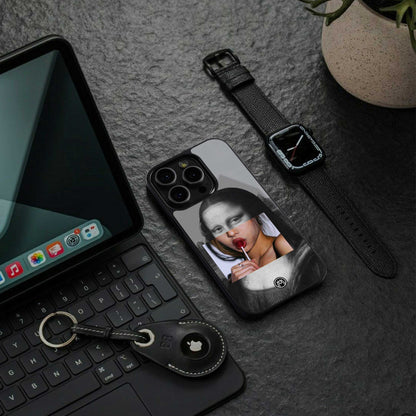 la mona lisa back phone cover | glass case for iphone 13 pro max