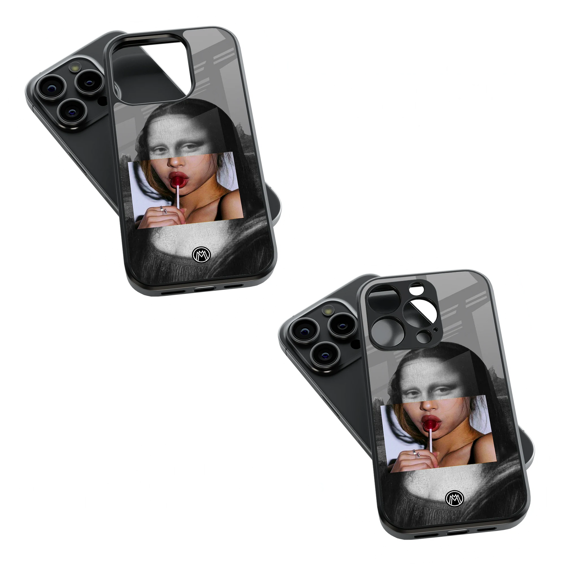 Trendy Glass Back Mobile Case for iPhone, Samsung, Redmi, OnePlus, Google Pixel, Motorola