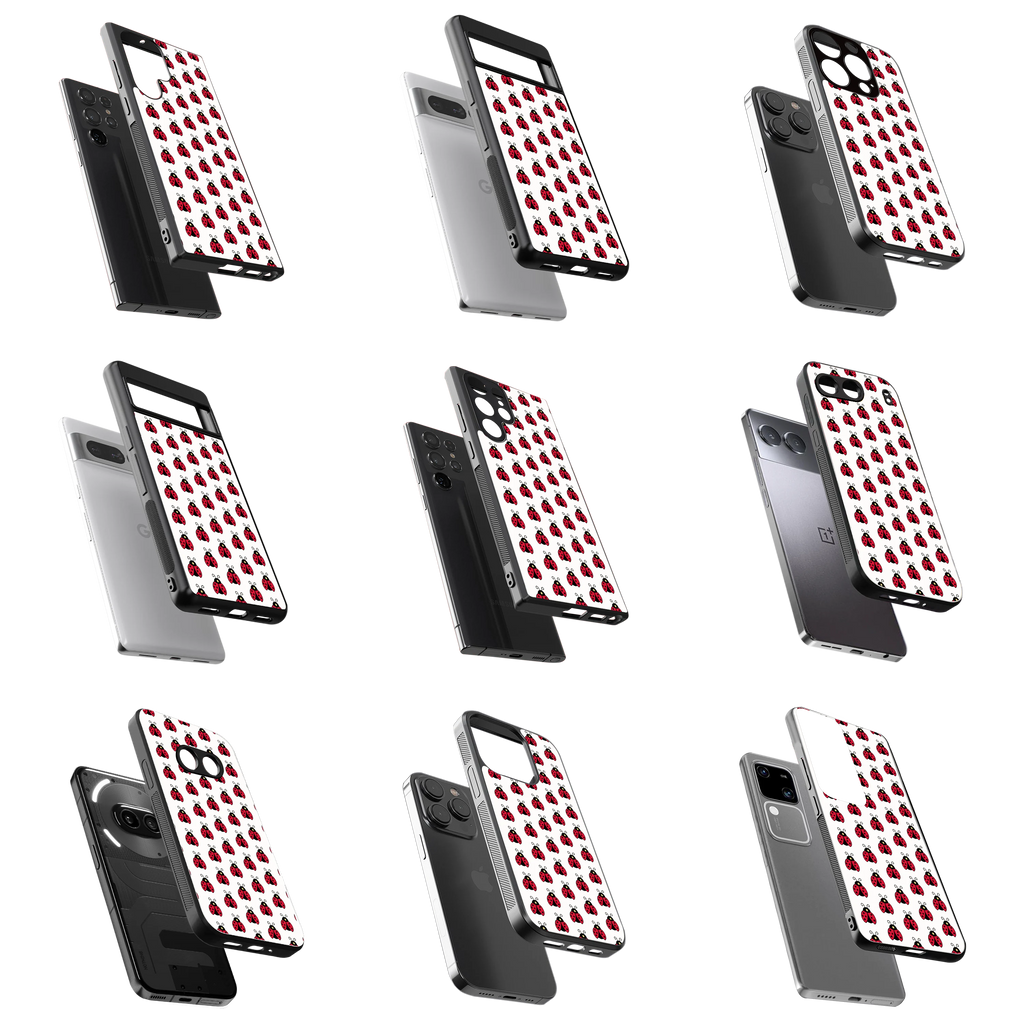 Durable Glass Back Mobile Case for iPhone, Samsung, OnePlus, Google Pixel, Redmi, Vivo, Oppo