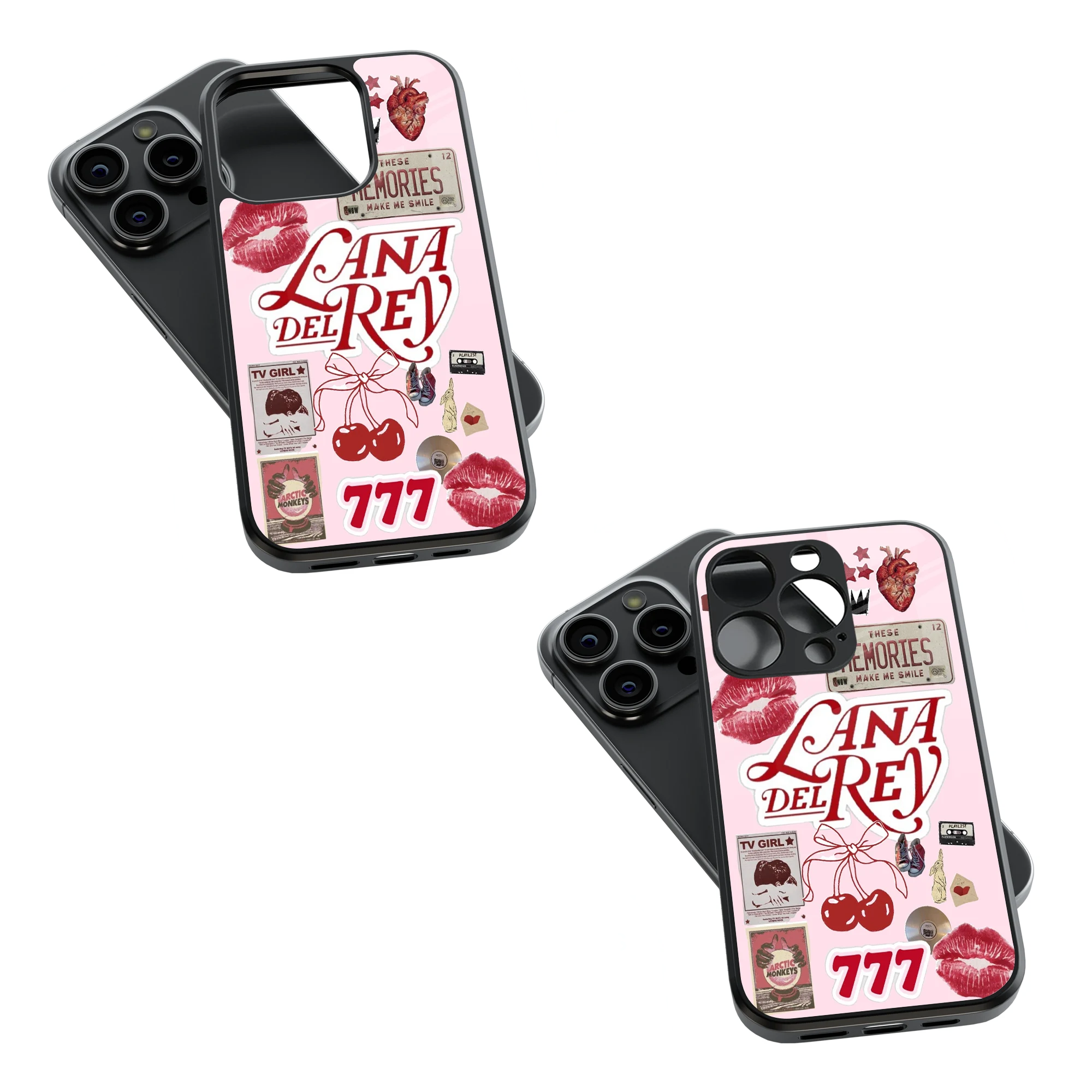 Trendy Glass Back Mobile Case for iPhone, Samsung, Redmi, OnePlus, Google Pixel, Motorola