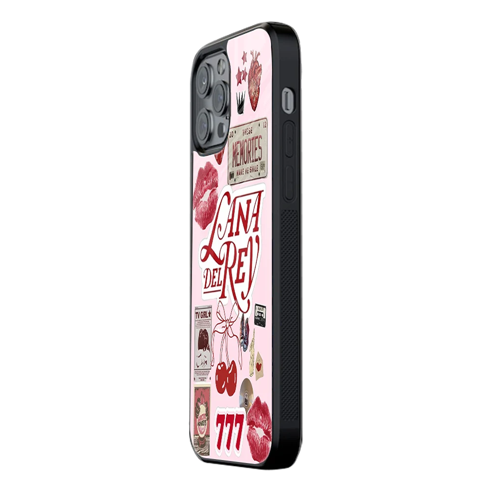 Slim Glass Back Phone Case for Multiple Brands iPhone, Samsung, Redmi, OnePlus, Oppo, Vivo
