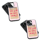 Trendy Glass Back Mobile Case for iPhone, Samsung, Redmi, OnePlus, Google Pixel, Motorola