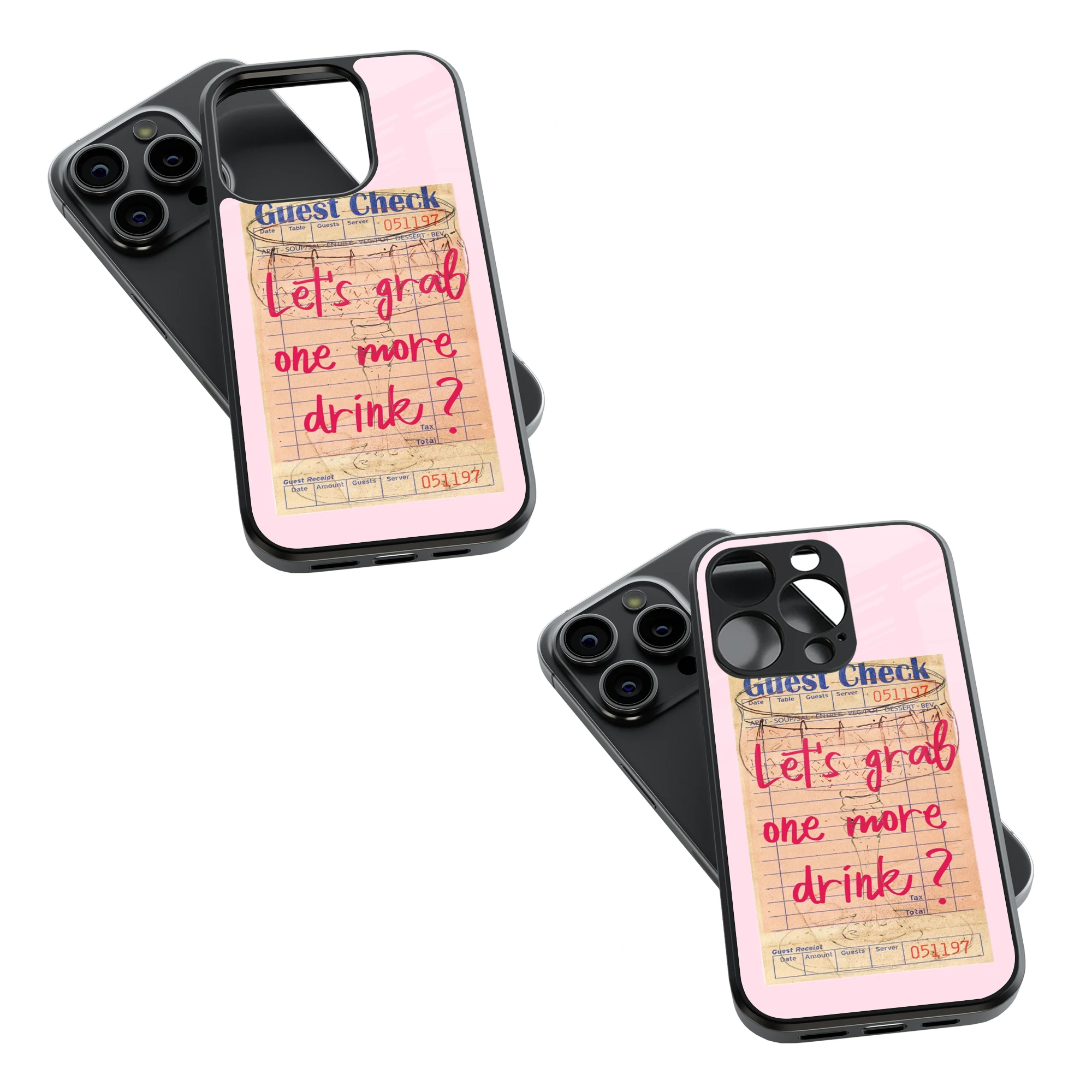 Trendy Glass Back Mobile Case for iPhone, Samsung, Redmi, OnePlus, Google Pixel, Motorola