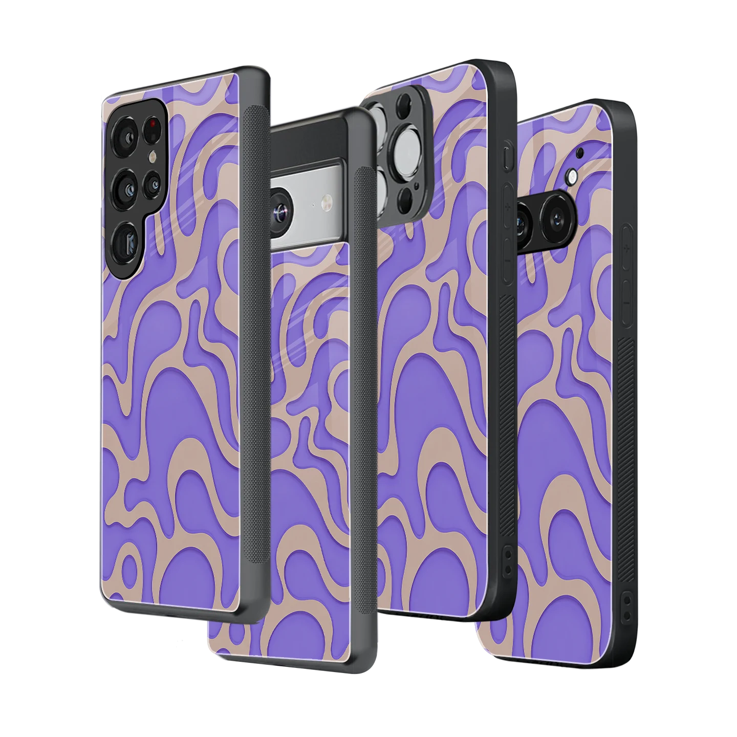 Stylish Glass Back Case for All Smartphones iPhone, Samsung, OnePlus, Pixel, Redmi, Oppo, Vivo, Motorola