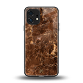 lavish brown marble back phone cover | glass case for nothing phone 1