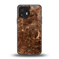 lavish brown marble back phone cover | glass case for nothing phone 2
