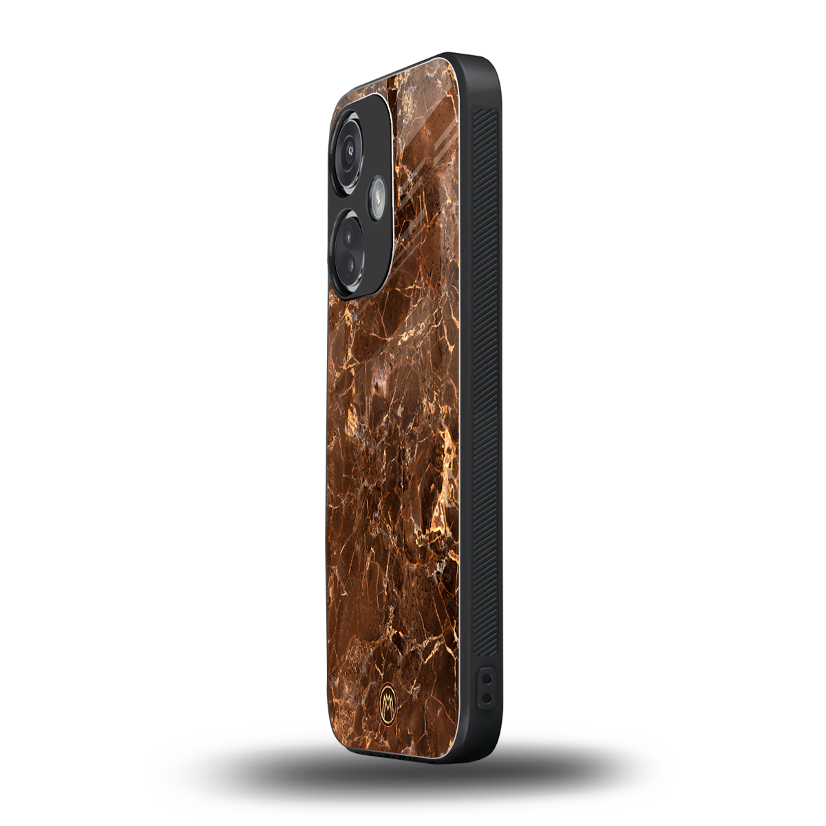 lavish brown marble back phone cover | glass case for oneplus nord ce 3