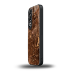 lavish brown marble back phone cover | glass case for oneplus nord ce 4