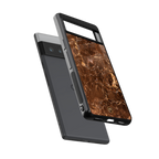 lavish brown marble back phone cover | glass case for google pixel 6 pro