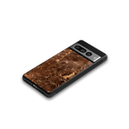 lavish brown marble back phone cover | glass case for google pixel 7 pro