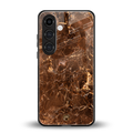 lavish brown marble back phone cover | glass case for samsung galaxy s24 plus