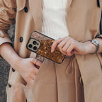 lavish brown marble back phone cover | glass case for google pixel 7 pro