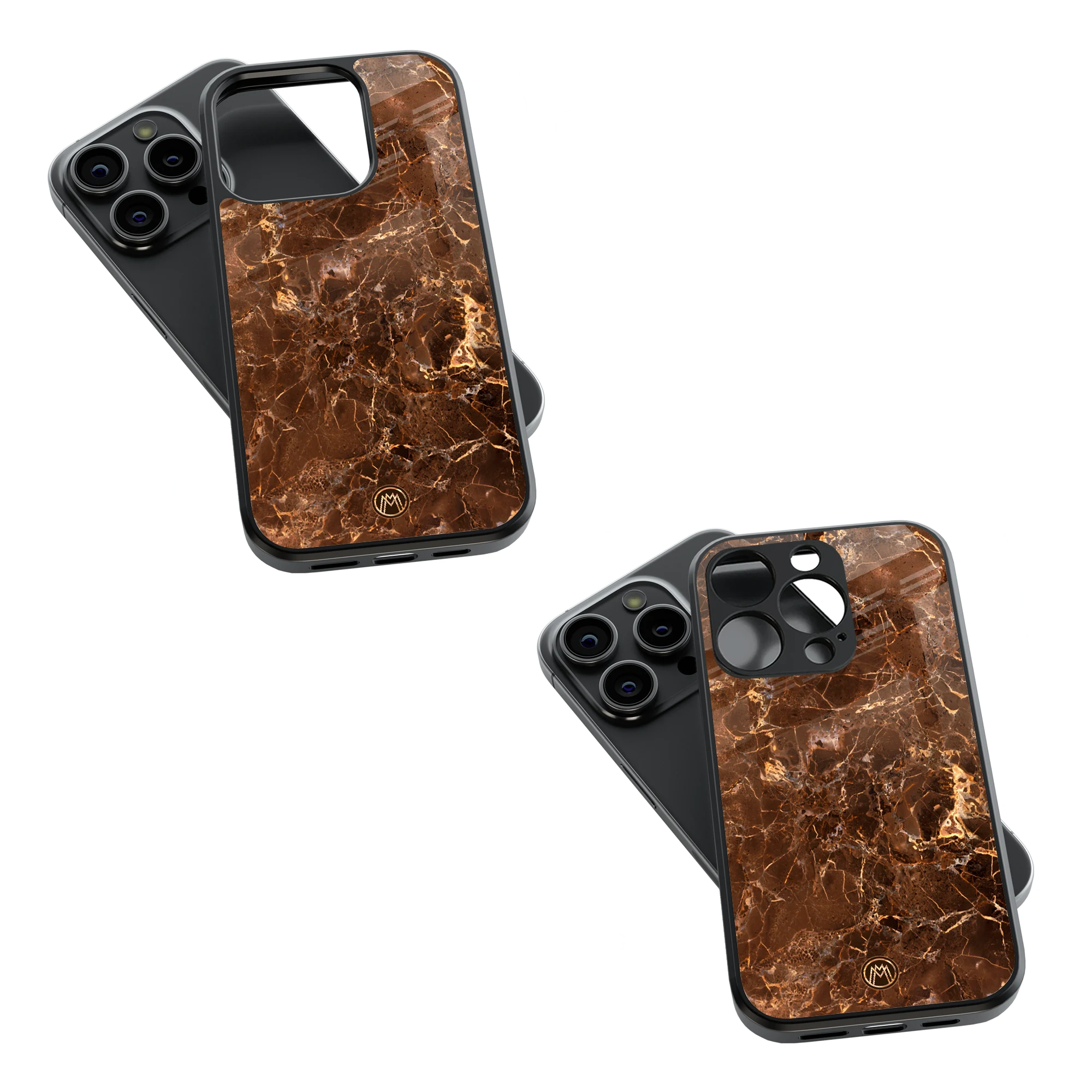 Trendy Glass Back Mobile Case for iPhone, Samsung, Redmi, OnePlus, Google Pixel, Motorola
