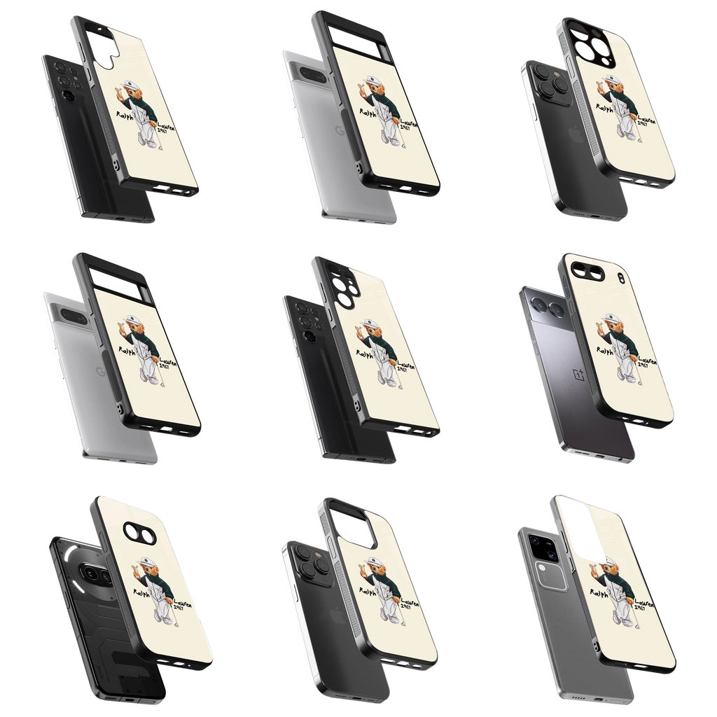 Durable Glass Back Mobile Case for iPhone, Samsung, OnePlus, Google Pixel, Redmi, Vivo, Oppo