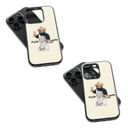Trendy Glass Back Mobile Case for iPhone, Samsung, Redmi, OnePlus, Google Pixel, Motorola