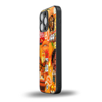 leo aesthetic collage back phone cover | glass case for iphone 13 pro max