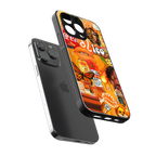 leo aesthetic collage back phone cover | glass case for iphone 15 pro