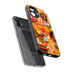 leo aesthetic collage back phone cover | glass case for nothing phone 2