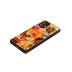 leo aesthetic collage back phone cover | glass case for nothing phone 2