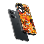leo aesthetic collage back phone cover | glass case for oneplus nord 3