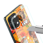 leo aesthetic collage back phone cover | glass case for oneplus nord 3