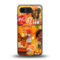 leo aesthetic collage back phone cover | glass case for oneplus nord 4