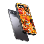 leo aesthetic collage back phone cover | glass case for oneplus nord 4