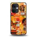 leo aesthetic collage back phone cover | glass case for oneplus nord ce 3