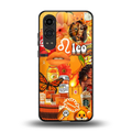 leo aesthetic collage back phone cover | glass case for oneplus nord ce 4 lite