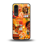 leo aesthetic collage back phone cover | glass case for oneplus nord ce 4 lite