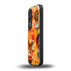 leo aesthetic collage back phone cover | glass case for oneplus nord ce 4