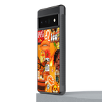 leo aesthetic collage back phone cover | glass case for google pixel 6 pro