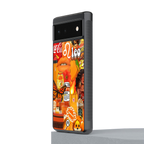leo aesthetic collage back phone cover | glass case for Google Pixel 6A