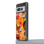 leo aesthetic collage back phone cover | glass case for google pixel 7 pro