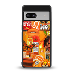 leo aesthetic collage back phone cover | glass case for Google Pixel 7