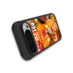 leo aesthetic collage back phone cover | glass case for google pixel 9 pro