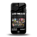 leo messi back phone cover | glass case for iphone 13 mini