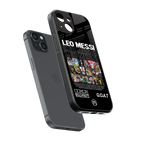 leo messi back phone cover | glass case for iphone 13 mini
