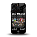 leo messi back phone cover | glass case for iphone 13 pro