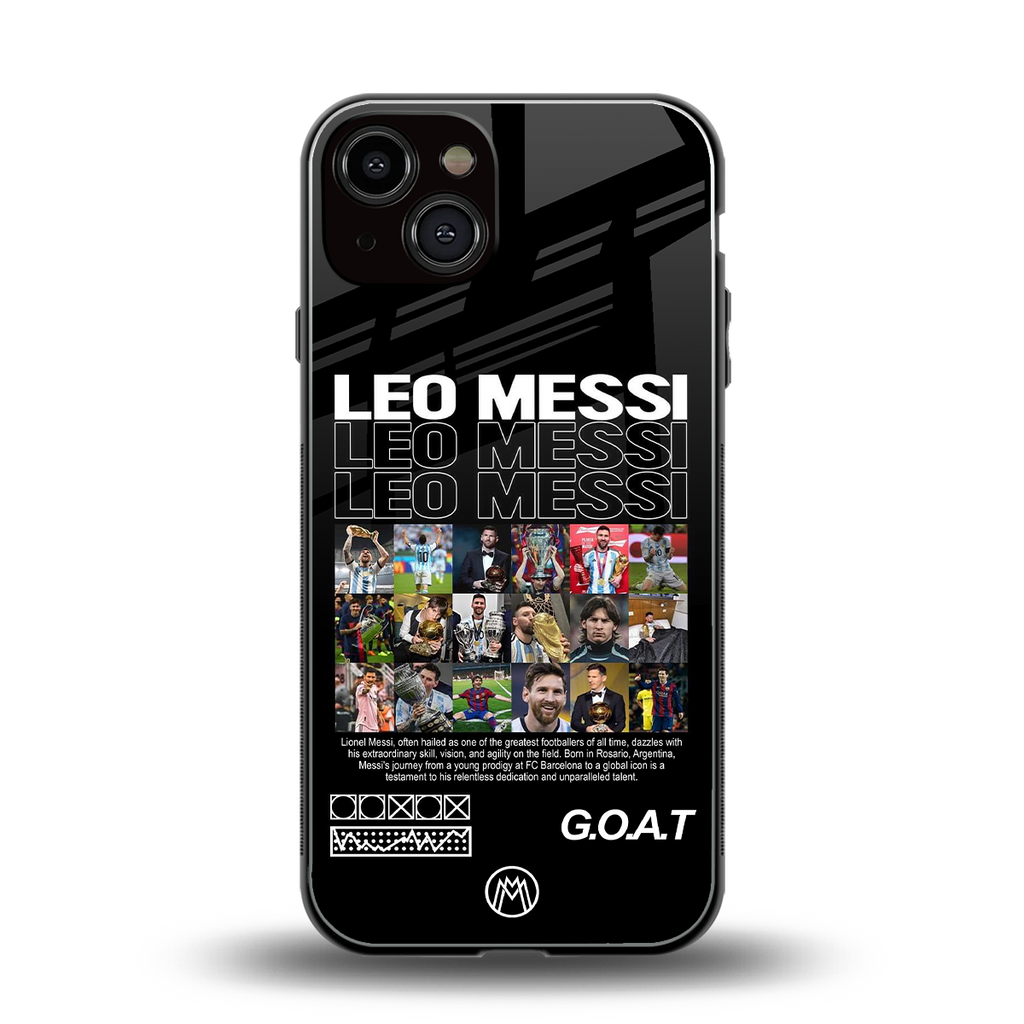 leo messi back phone cover | glass case for iphone 13