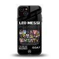 leo messi back phone cover | glass case for iphone 13