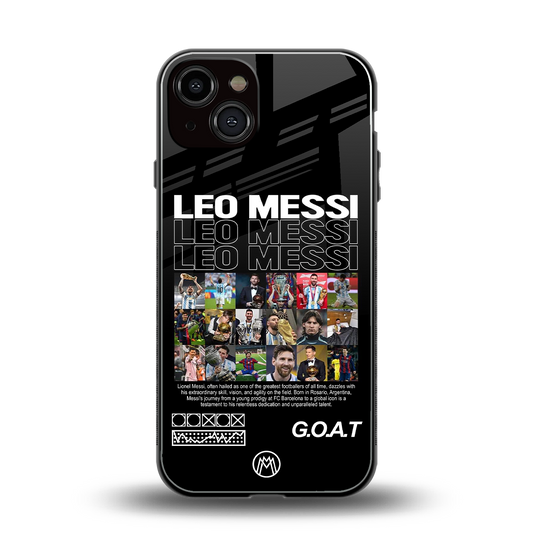 leo messi back phone cover | glass case for iphone 13